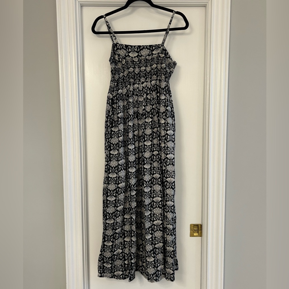 Natural Life Black and White Patterned Maxi Dress - Picture 5 of 9